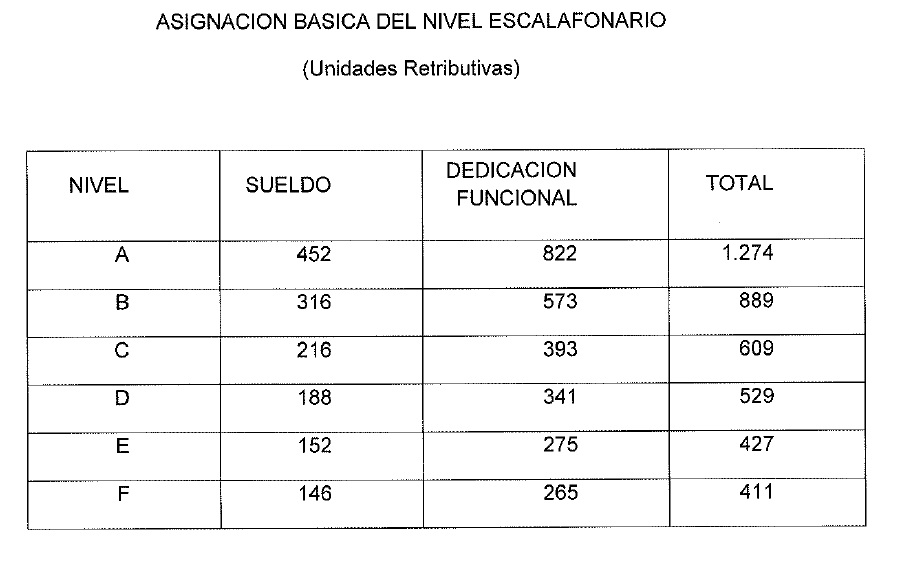 UR Dedicación Funcional